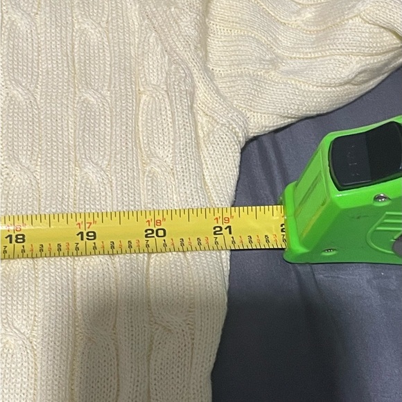 T Harris London Sweater Men's Size Medium Yellow Quarter Zip LongSleeve Cotton - Picture 9 of 10